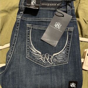 Rock & Republic Dark Wash Leggings